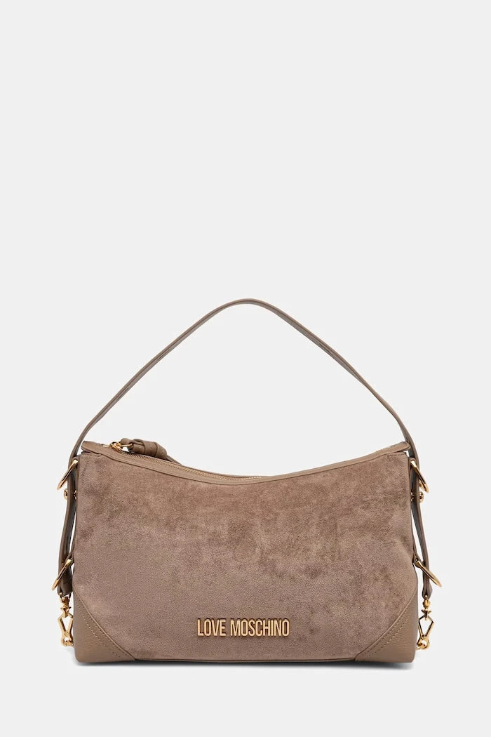Love Moschino kadın süet görünümlü çanta