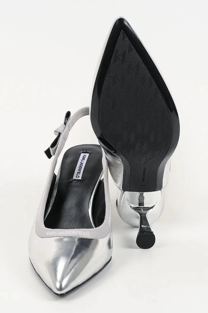 Кожени обувки с тънък ток Karl Lagerfeld PANACHE