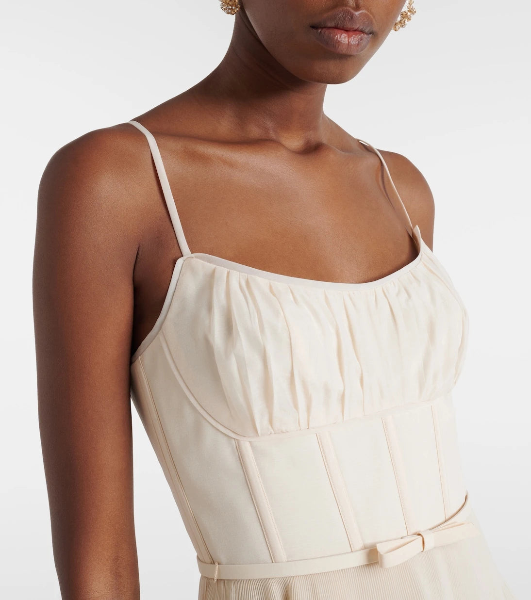 Zimmermann - Embroidered bustier dress