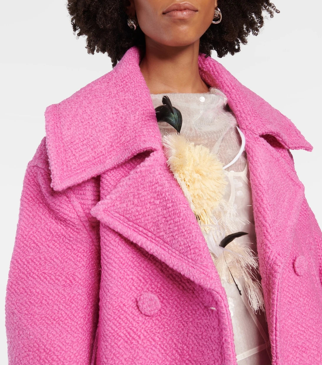 Xu Zhi - Double-breasted wool-blend coat