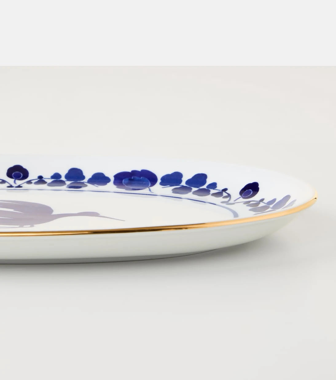 La DoubleJ - Wildbird Blue porcelain platter