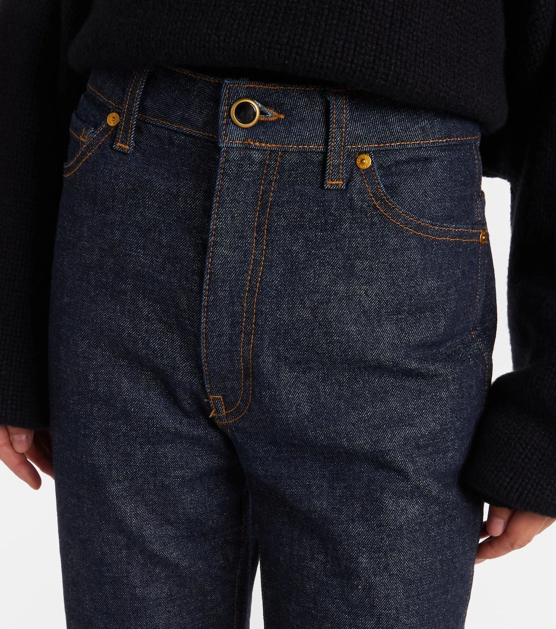 Khaite - Danielle high-rise straight jeans