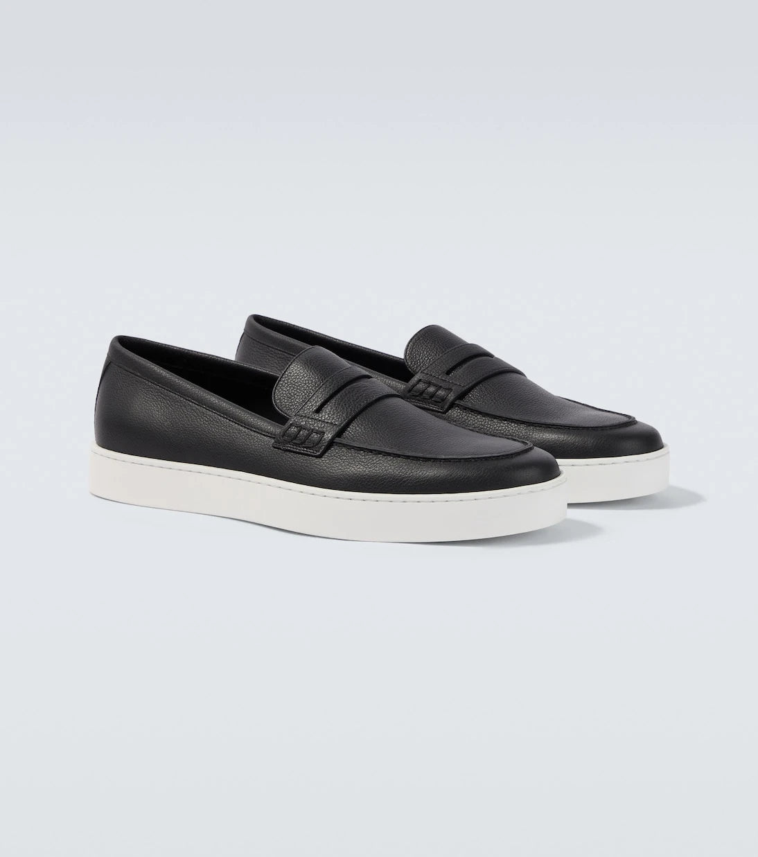 Manolo Blahnik - Ellis leather loafers