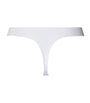 White Invisible Cotton Thong