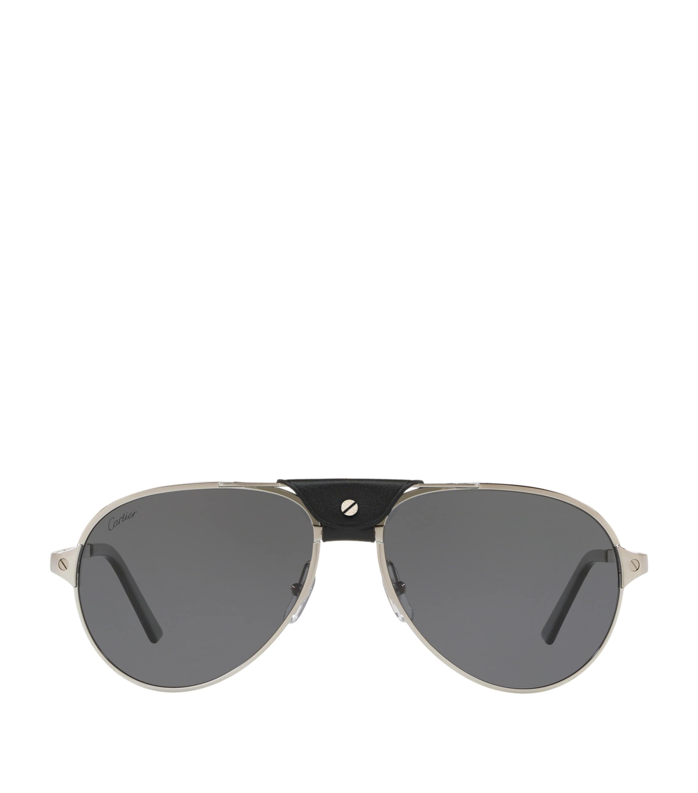 Cartier Santos de Cartier Pilot Sunglasses