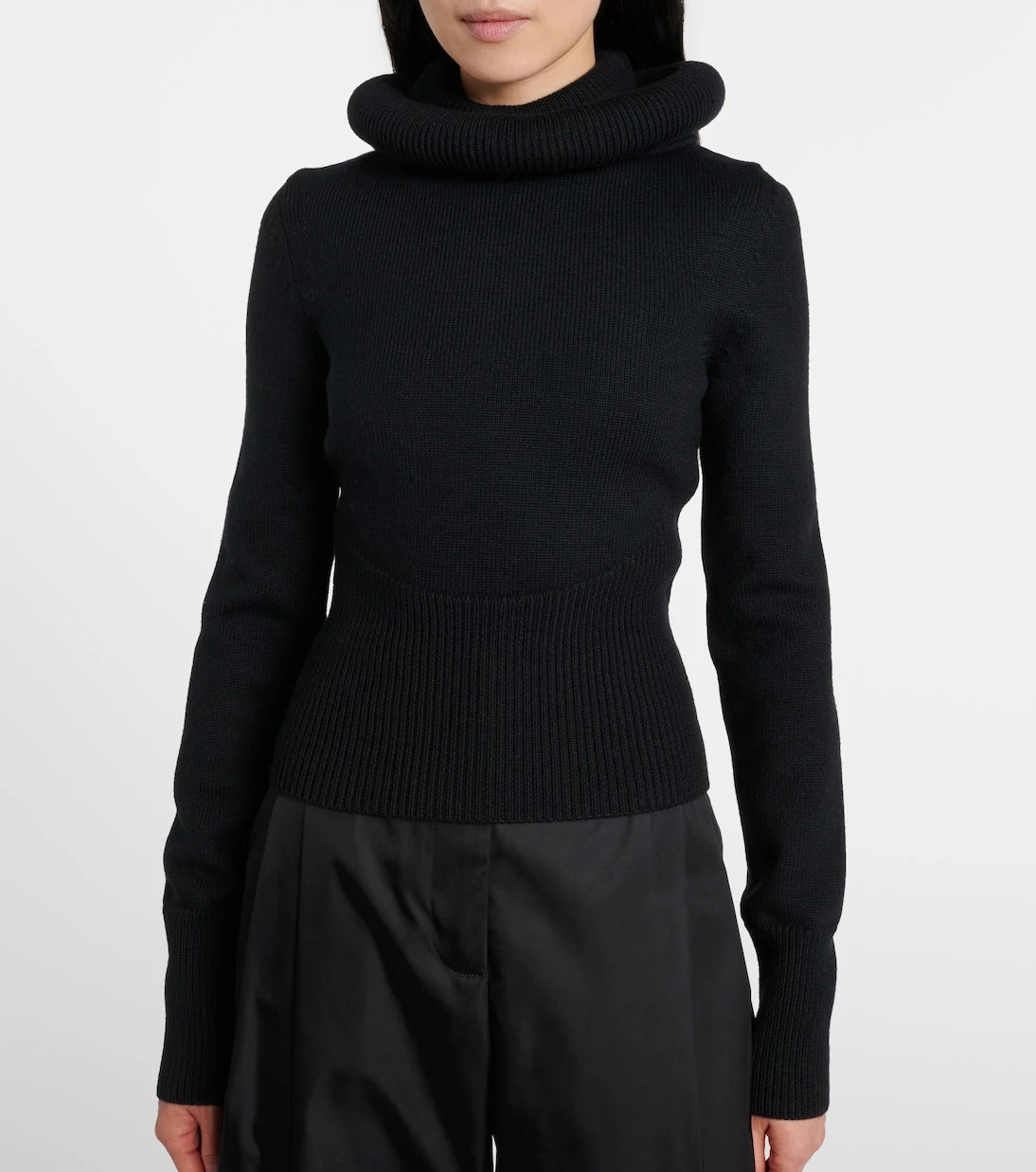 Alaïa - Virgin wool turtleneck sweater
