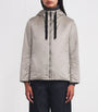 Max Mara Grey The Cube Hooded Puffer Jacket