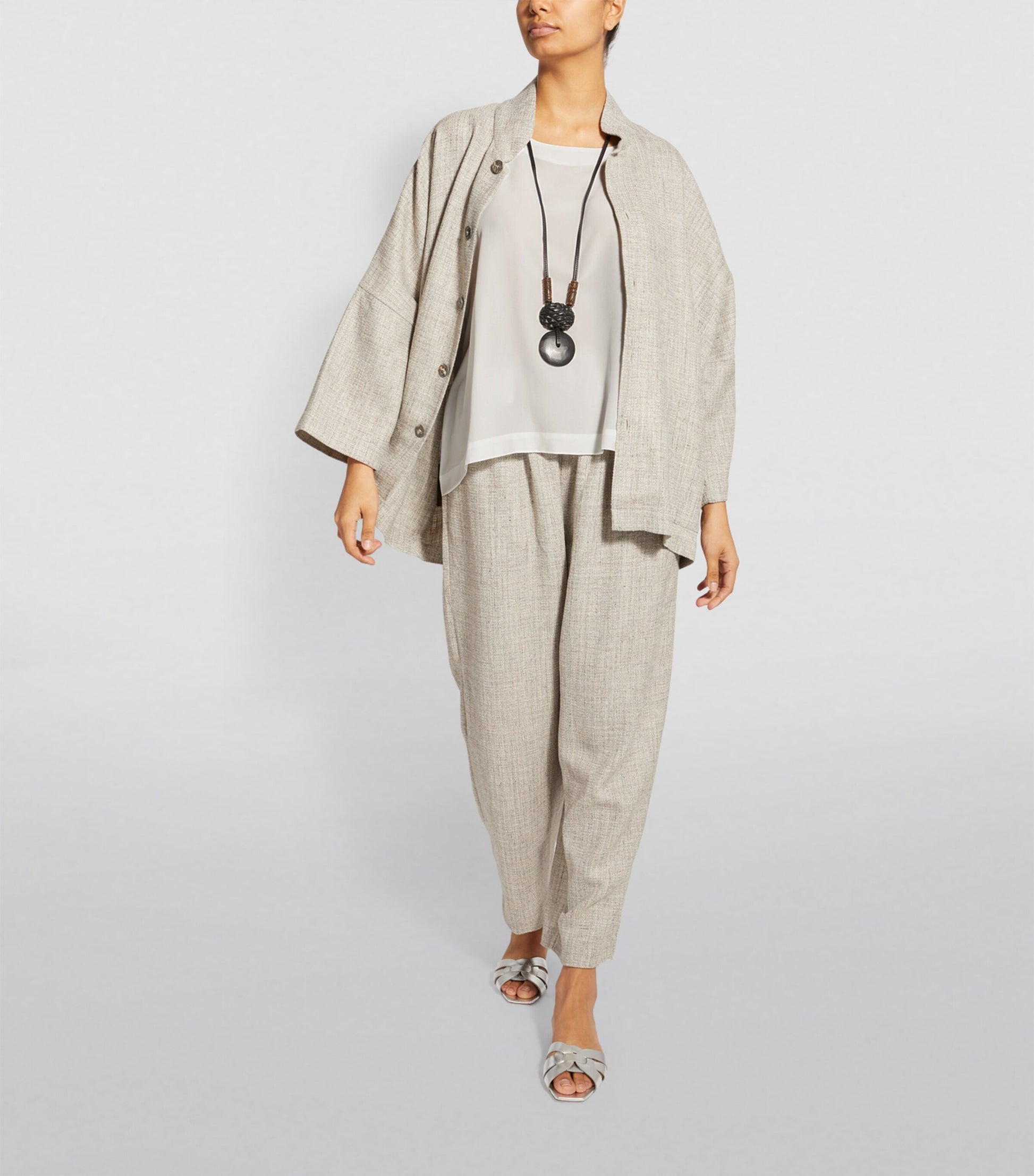 Silk Shell Top WHITE