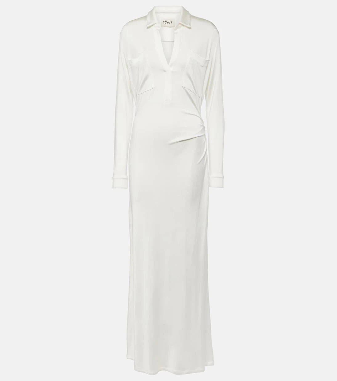 Tove - Iana gathered jersey maxi dress