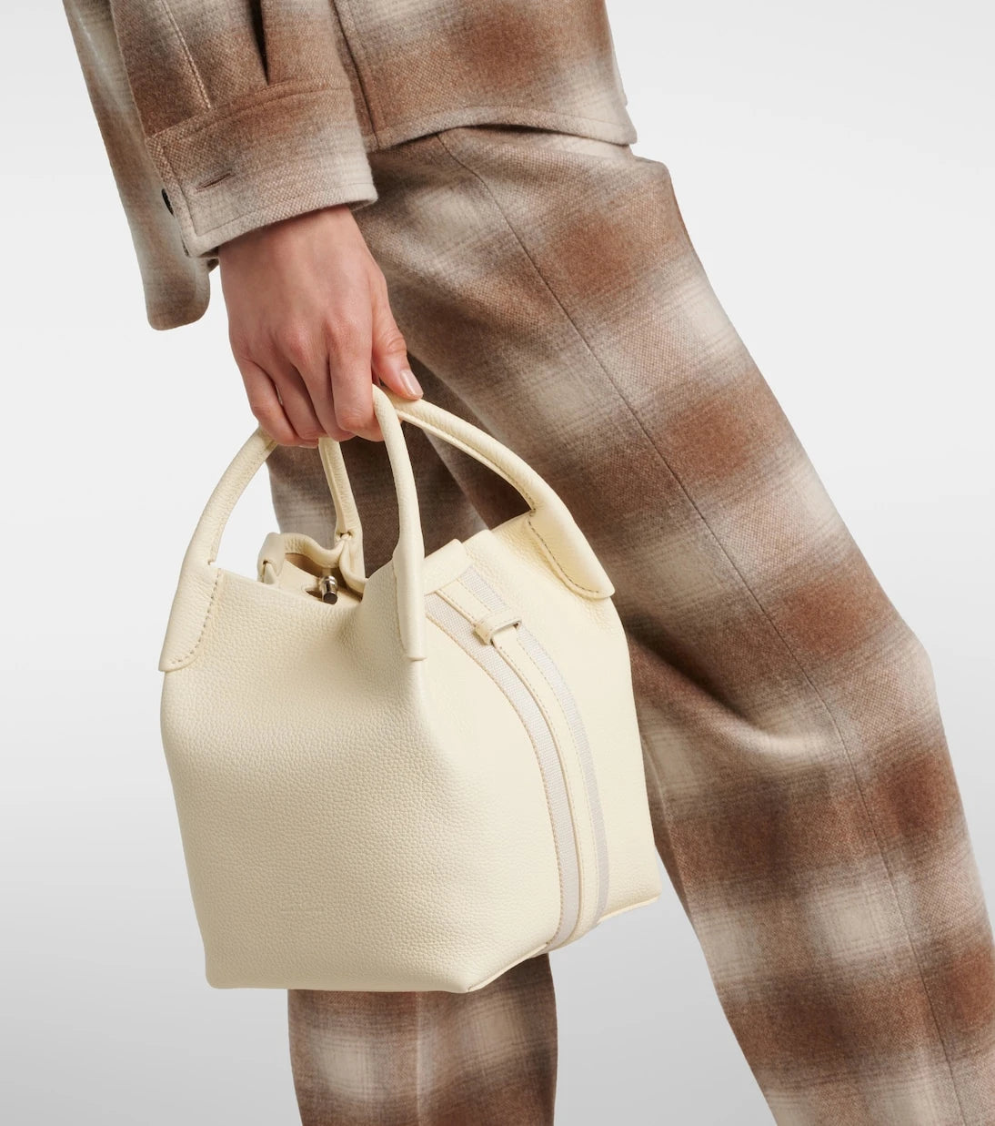 Loro Piana - Bale Small leather shoulder bag