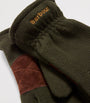 Fleece Leather-Trim Coalford Gloves
