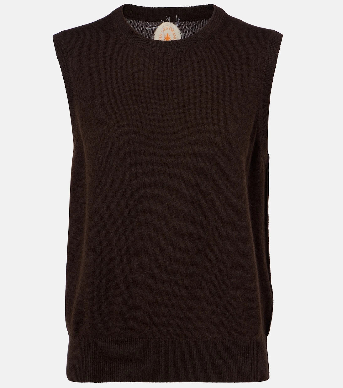 Jardin des Orangers - Wool and cashmere tank top