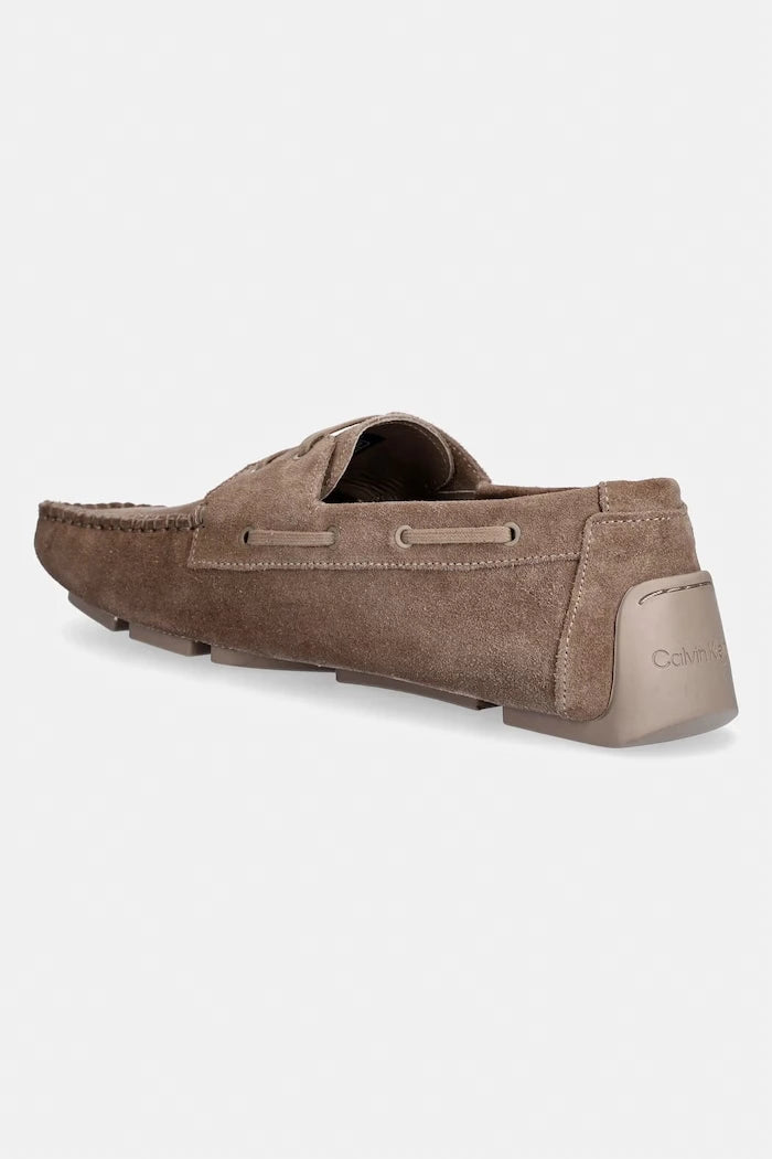Calvin Klein Erkek Süet Mokasen DRIVER BOAT SU