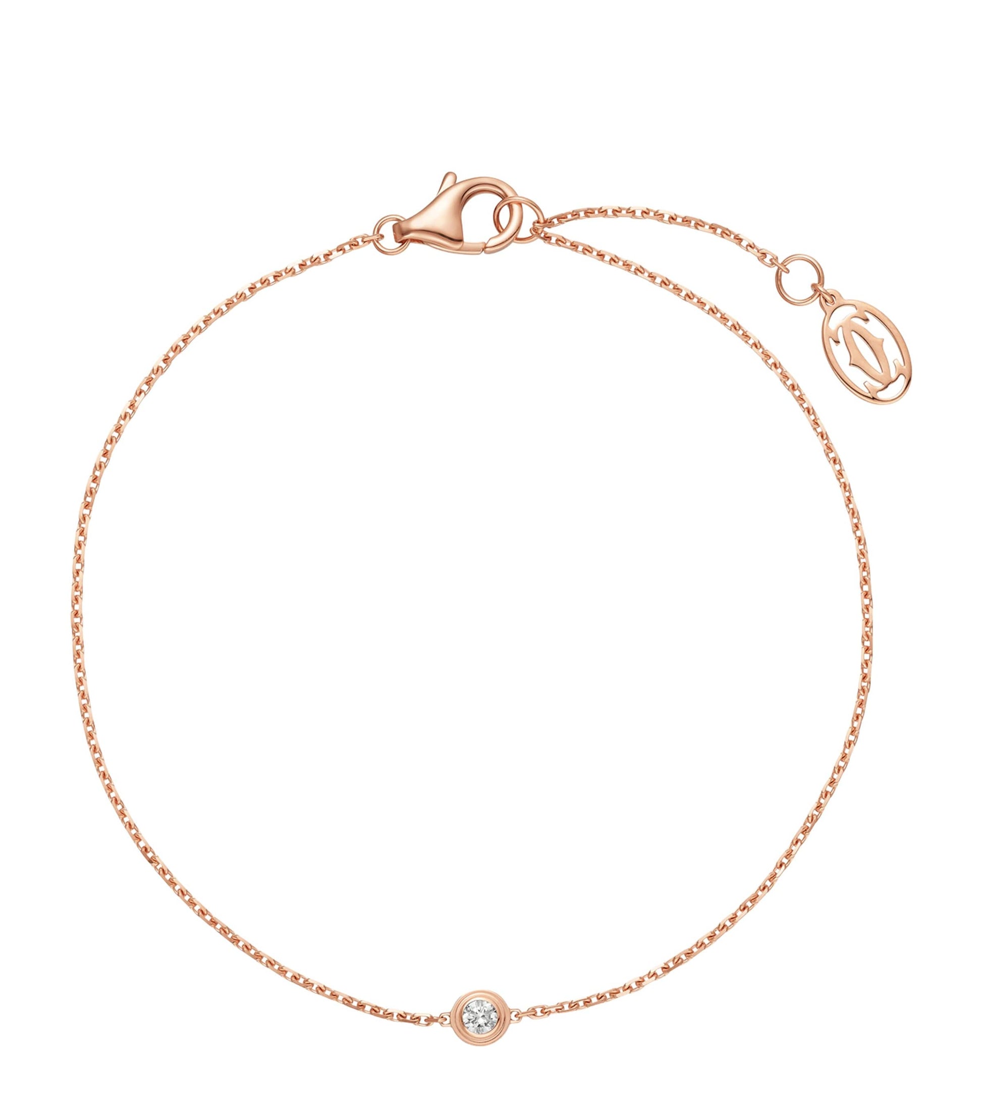 Rose Gold and Diamond Cartier d'Amour Bracelet