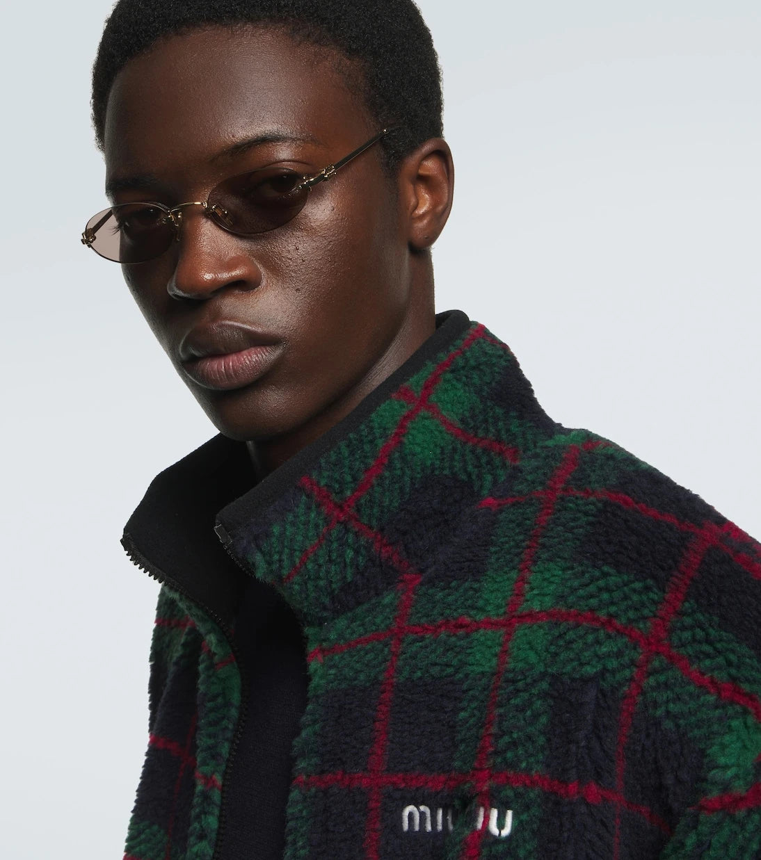 Miu Miu - Logo oval sunglasses