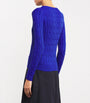 Polo Ralph Lauren Blue Cable-Knit Julianna Sweater