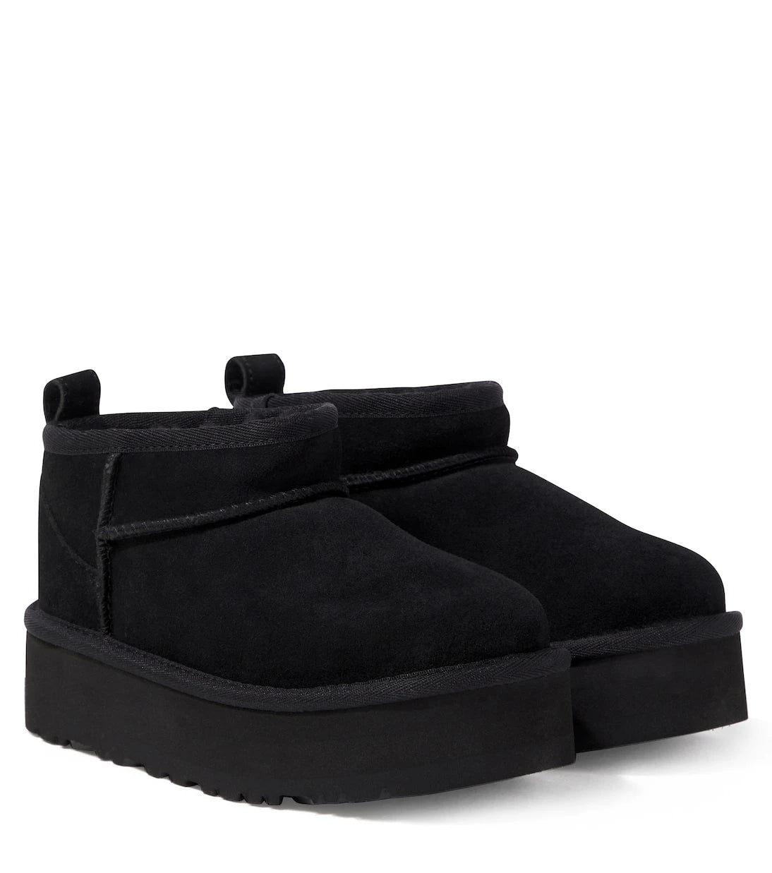 UGG Kids - جزمة كلاسيك ألترا ميني بلاتفورم من الشامواه للأطفال