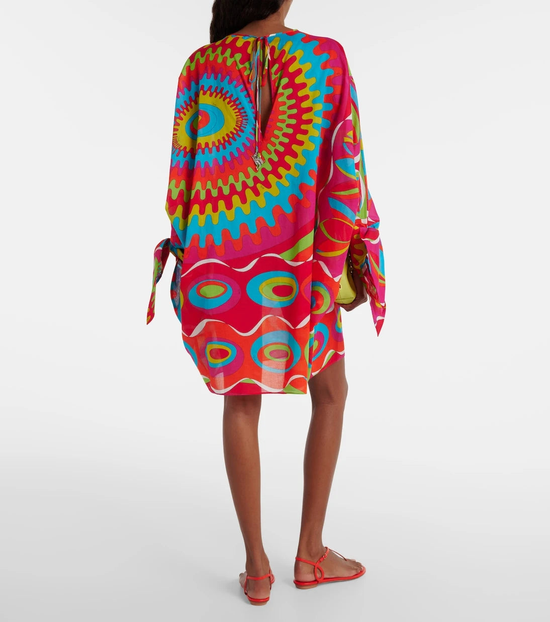 Pucci - Bersaglio baskılı pamuk kaftan