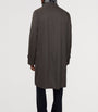 Burberry Grey Cotton Gabardine Car Coat