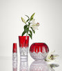 Crystal Lismore Red Rose Bowl (20cm)
