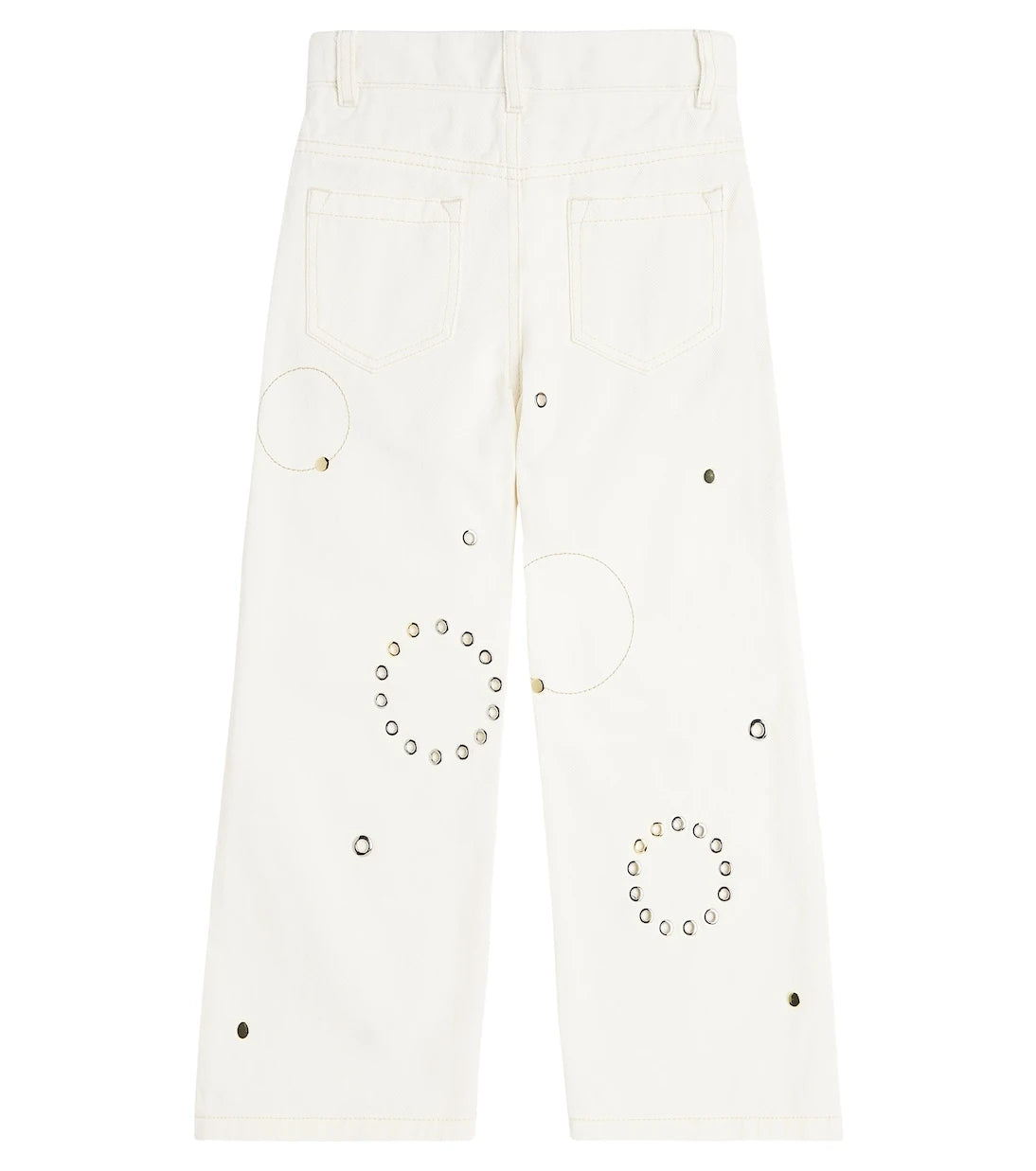 Chloé Kids - Studded straight jeans