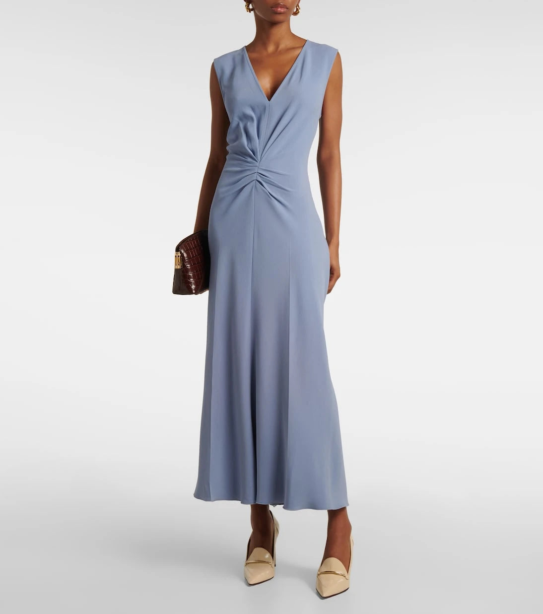 Victoria Beckham - Gathered midi dress