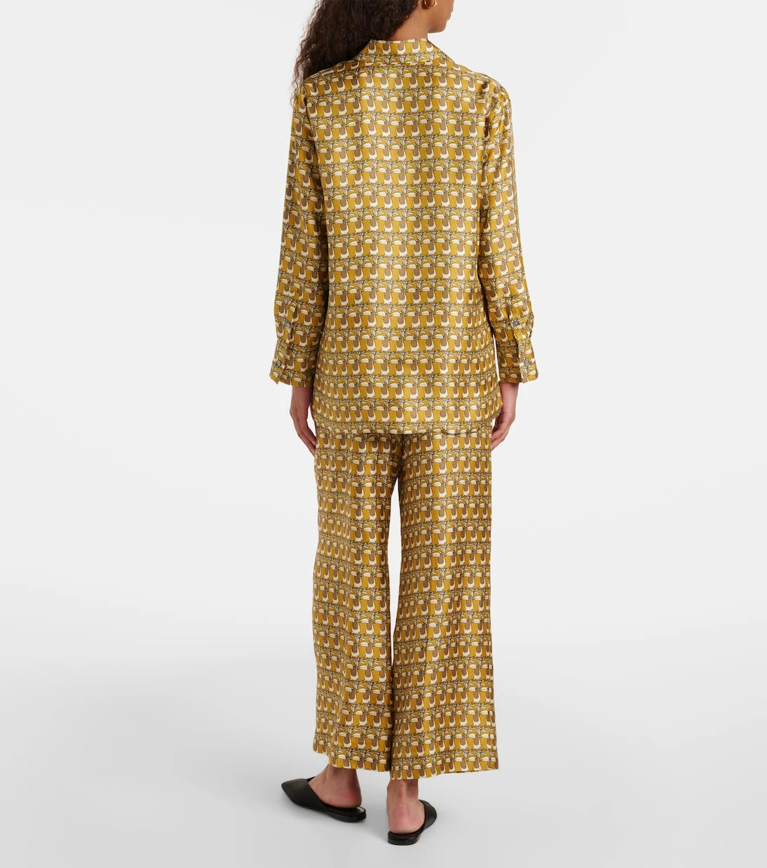 'S Max Mara - Printed reversible silk shirt