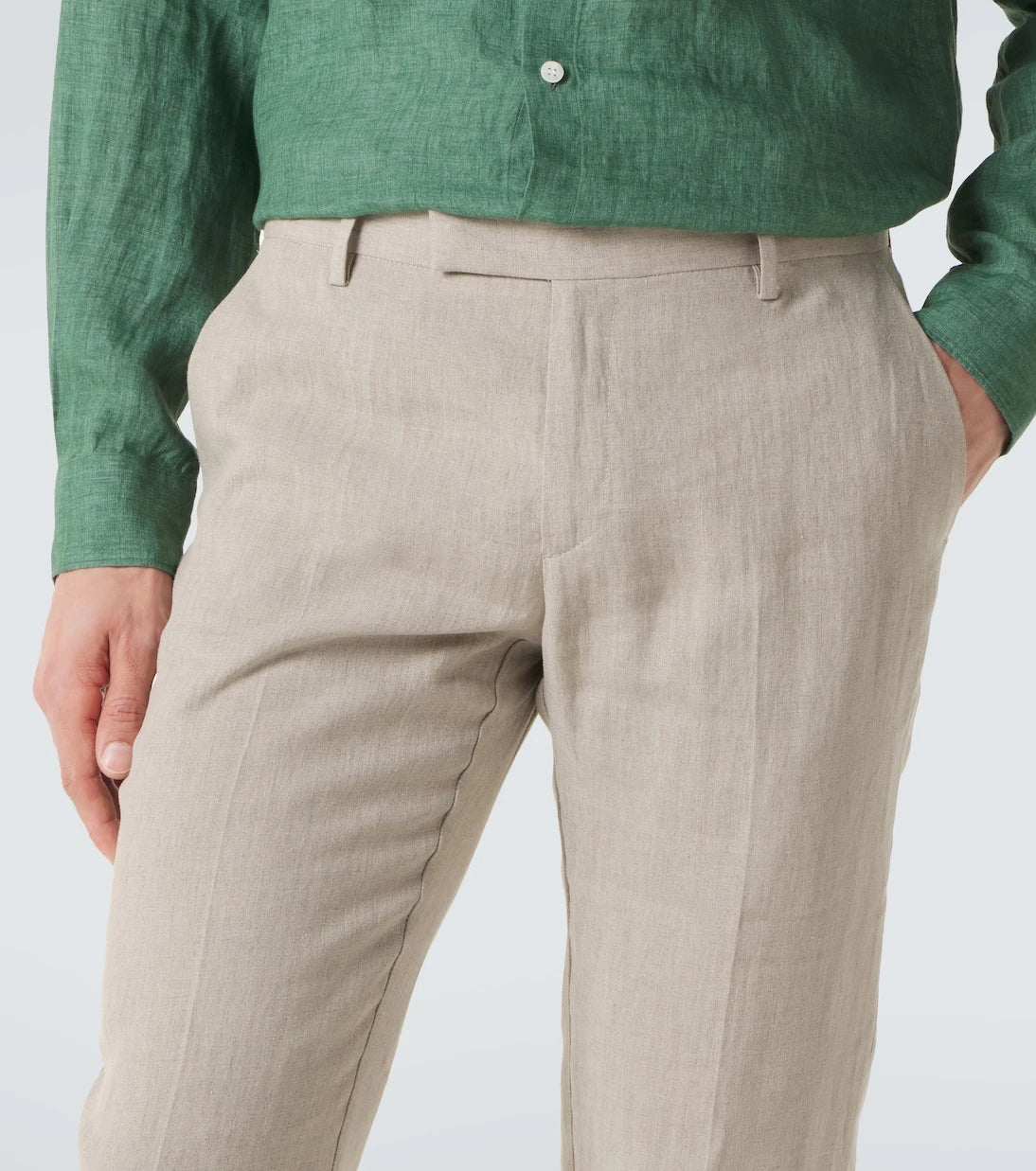 Sunspel - Linen straight pants