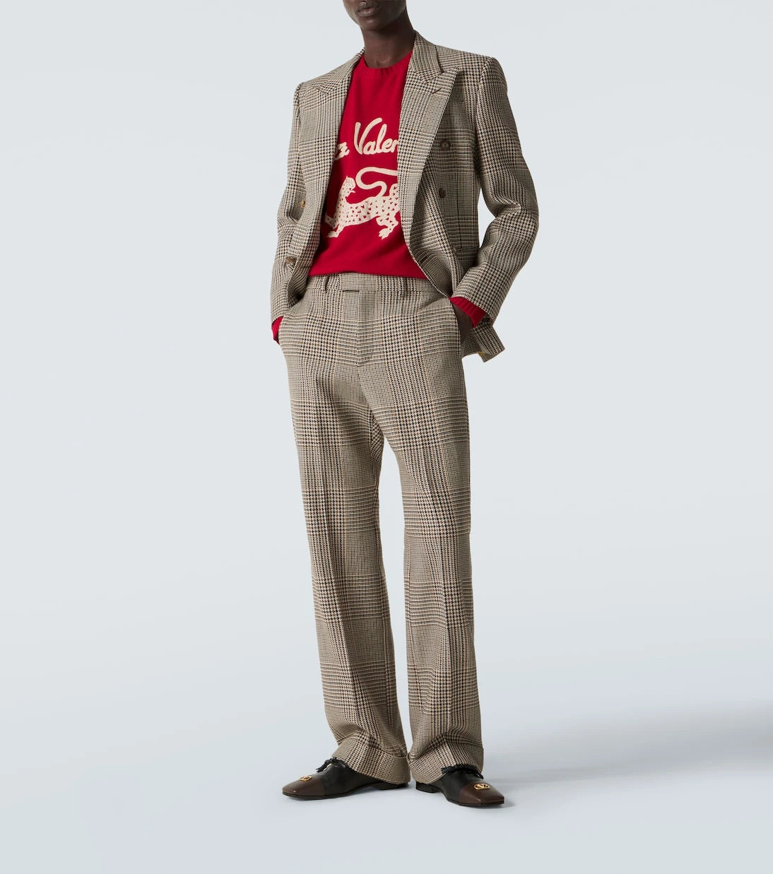 Valentino - Virgin wool straight pants