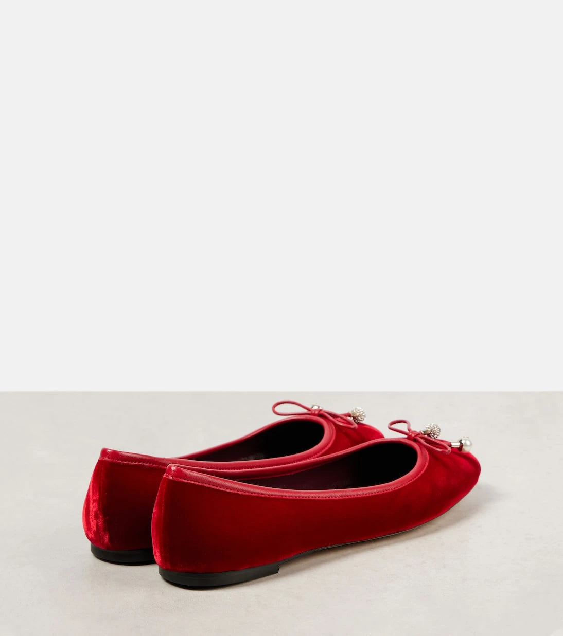 Jimmy Choo - Elme velvet ballet flats