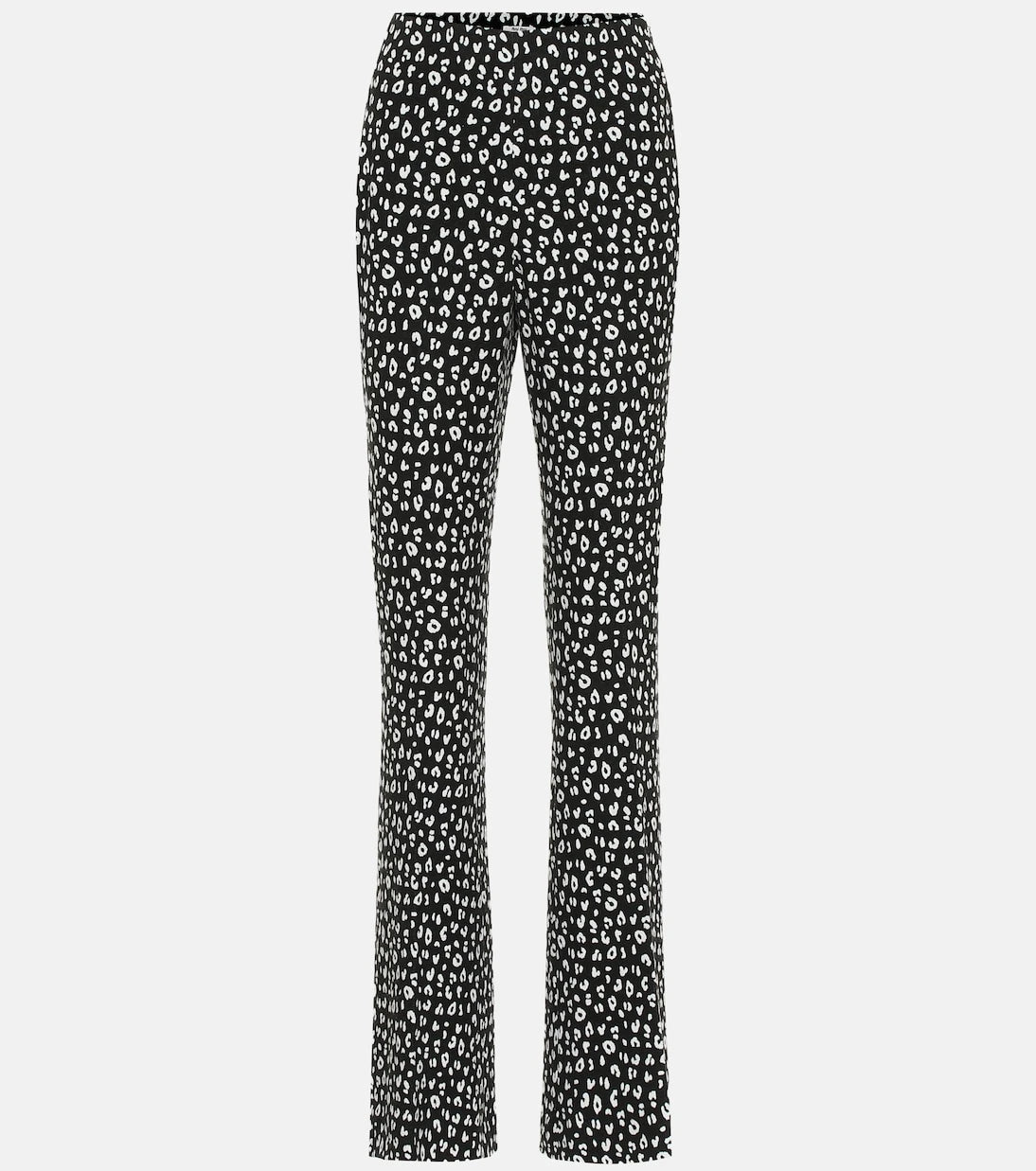 Miu Miu - Printed jersey straight pants