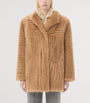 Valentino Brown Goat Fur Jacket