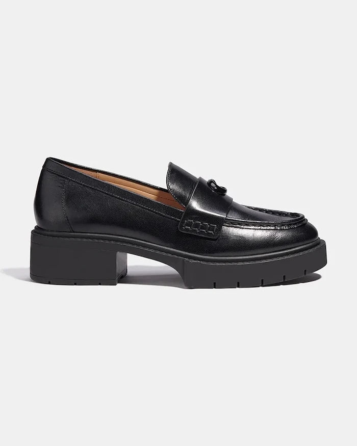 Coach kadın deri loafer Leah Loafer