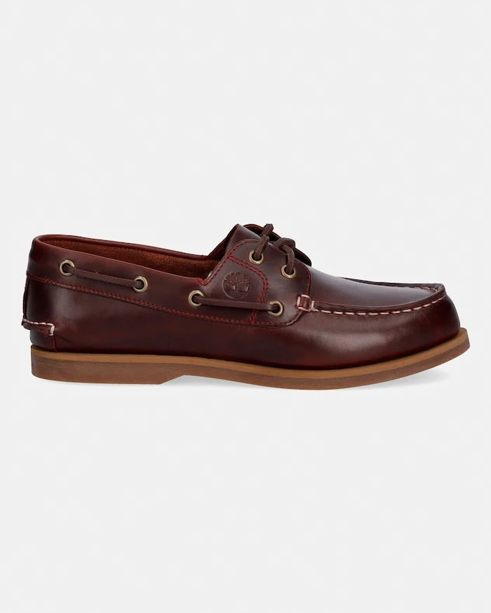 Timberland мокасини дамски кожени Classic Boat Boat