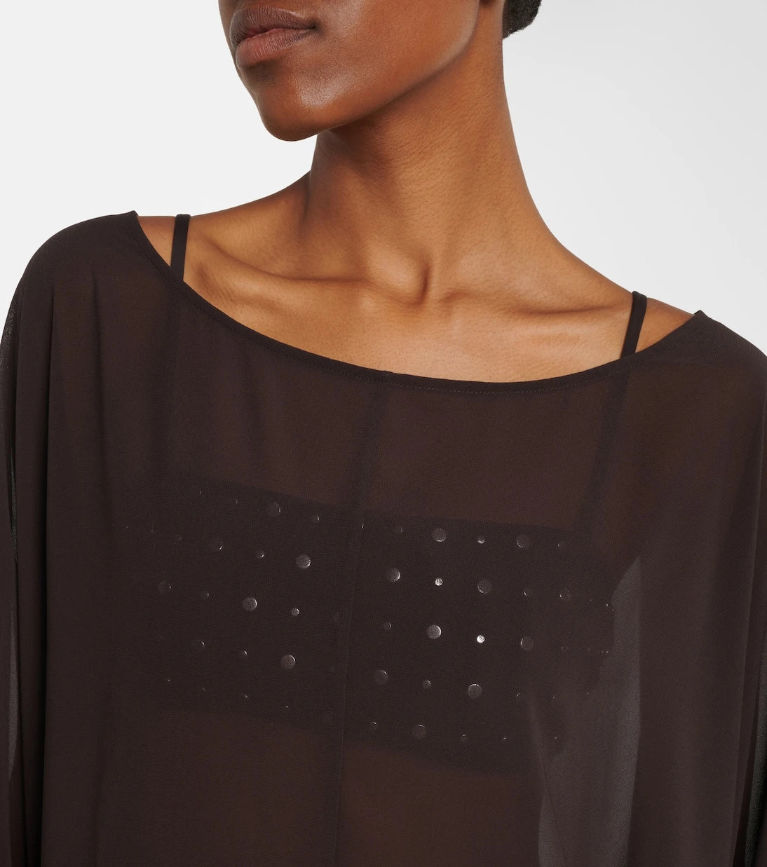 Staud - Nour chiffon beach dress