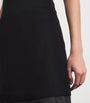 Stylein Black Crepe Bardi Midi Skirt
