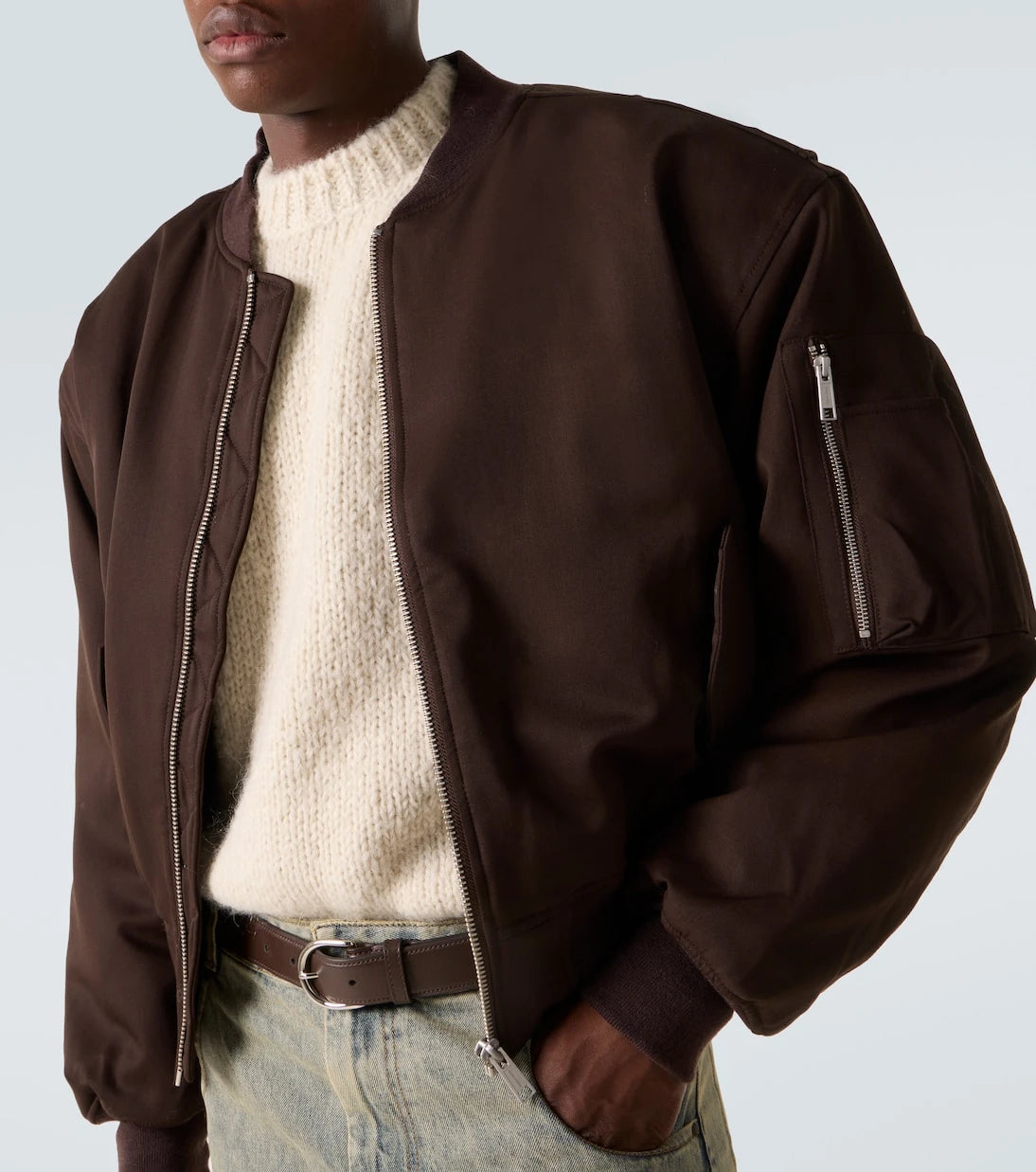 Entire Studios - Oversized wool bomber jacket