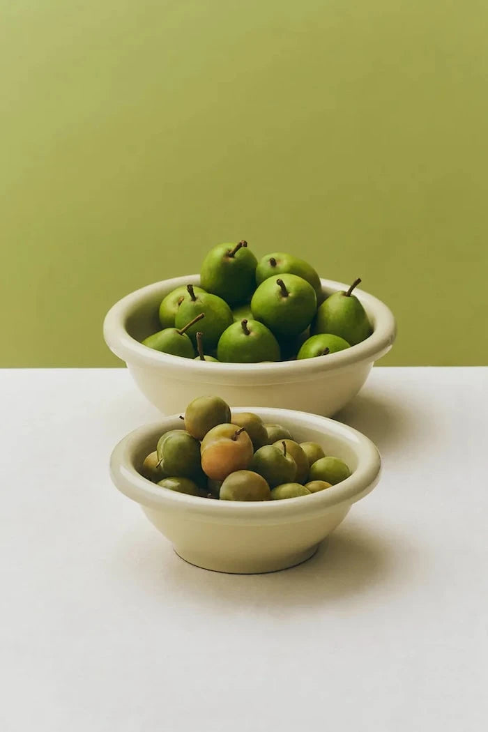 HAY büyük meyve kasesi, sırlı seramik, 9 x 26 x 26 cm
