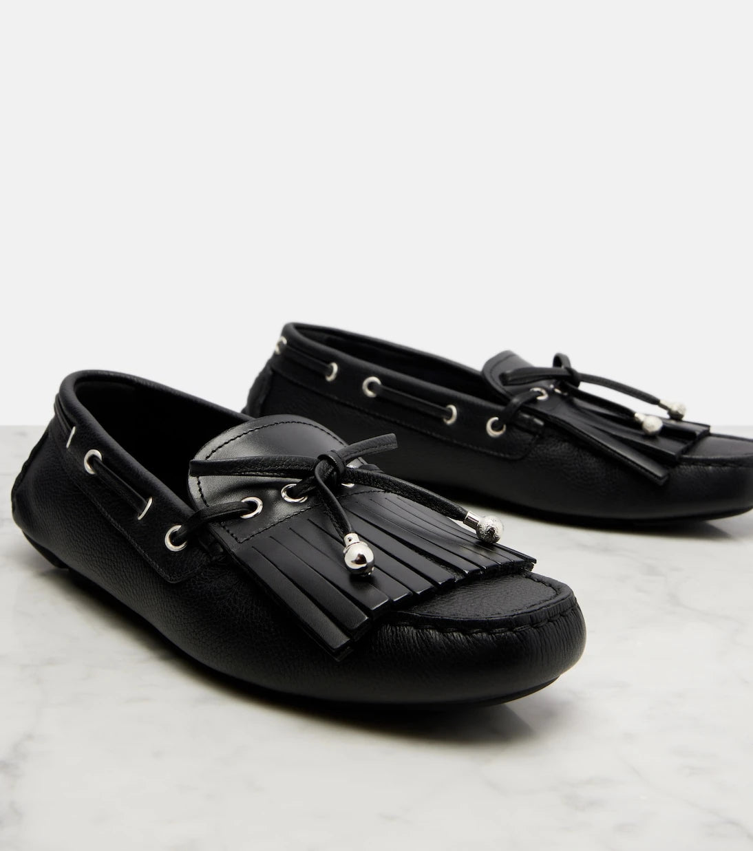 Jimmy Choo - Manon leather moccasins