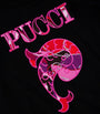 PUCCI Junior Black Cotton Pucci Fish T-Shirt Dress (4-14 Years)