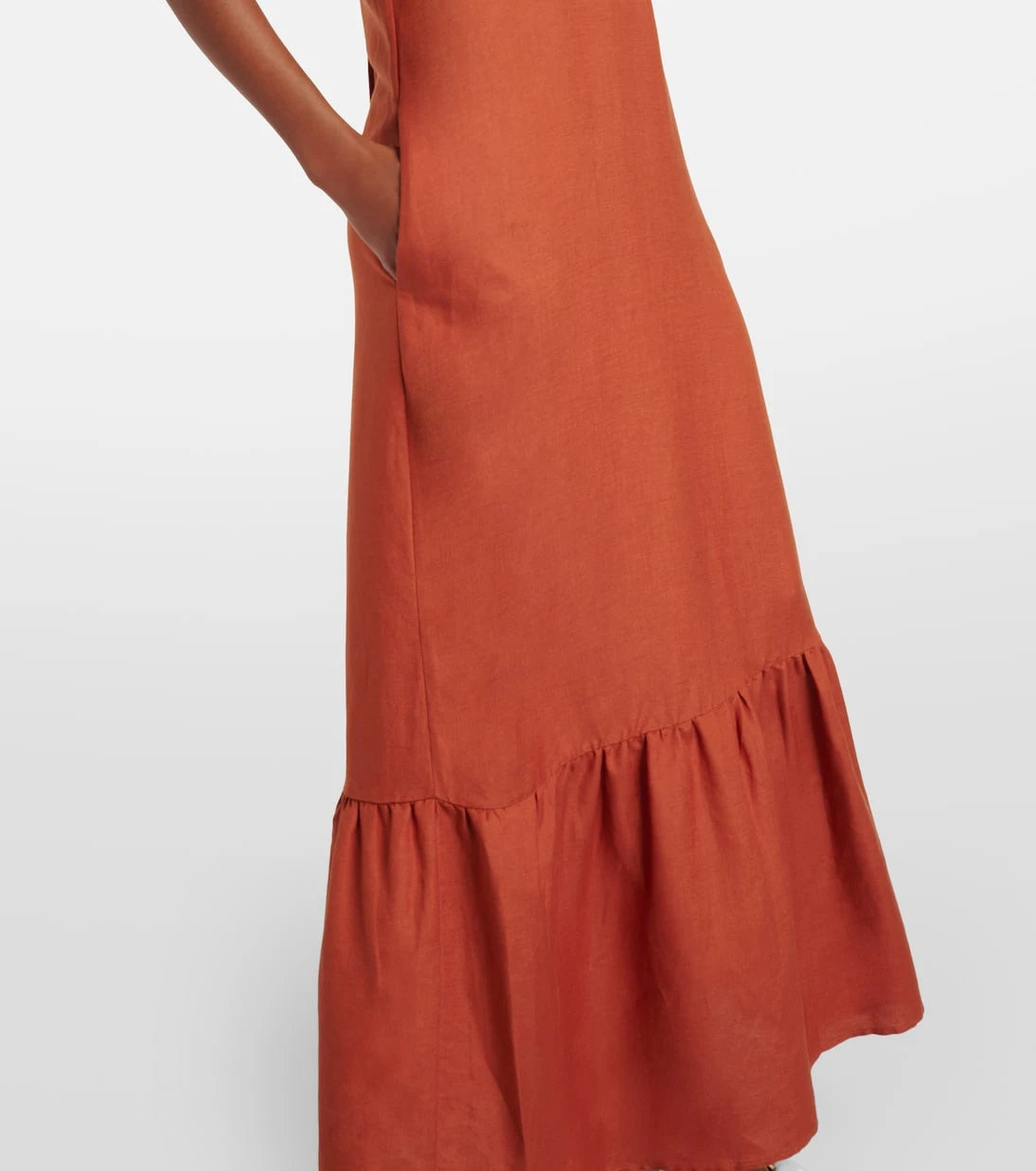 Adriana Degreas - Linen-blend maxi dress