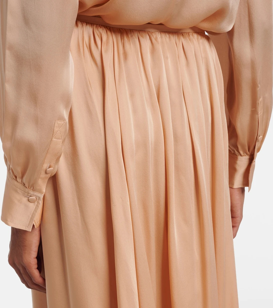 Ulla Johnson - Zena ruffled silk chiffon midi skirt