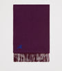 Red Cashmere Reversible EKD Scarf
