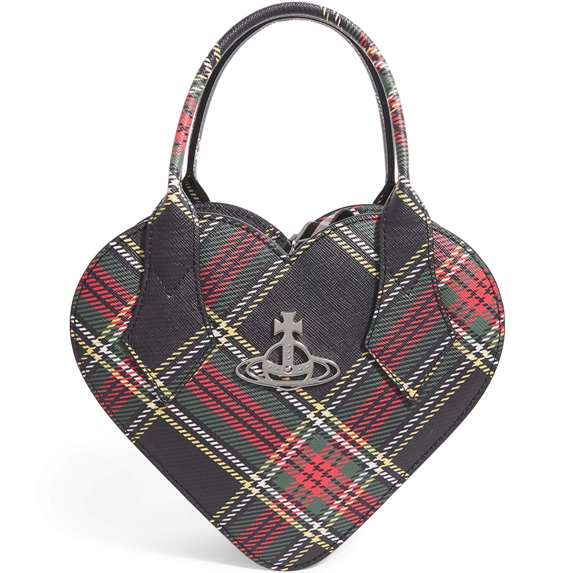 Multi Tartan Josephine Top-Handle Bag