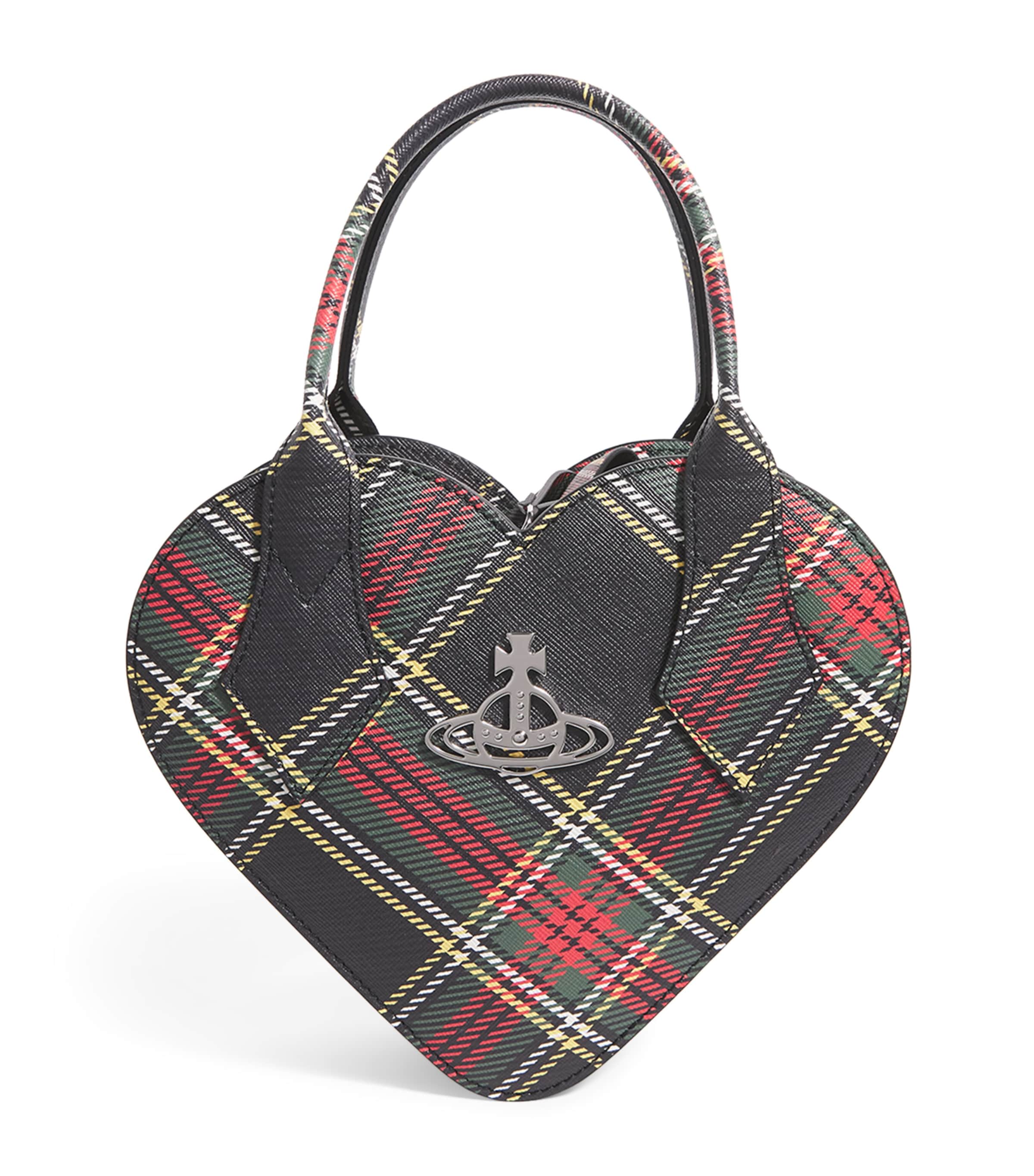 Multi Tartan Josephine Top-Handle Bag