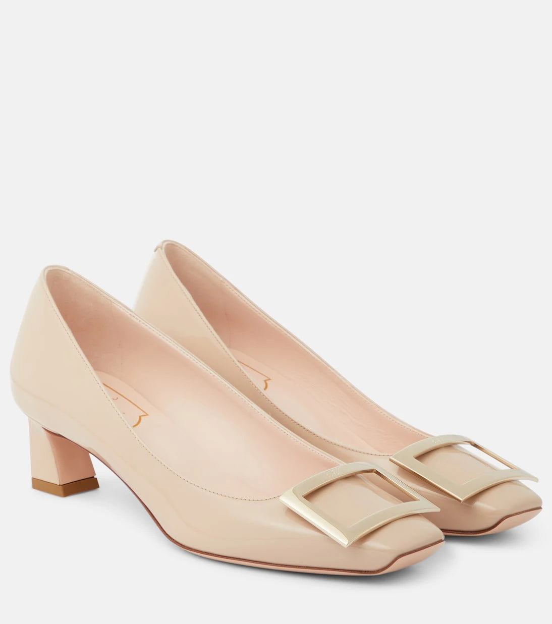 Roger Vivier - حذاء "Trompette 45" بكعب عالٍ من الجلد اللامع