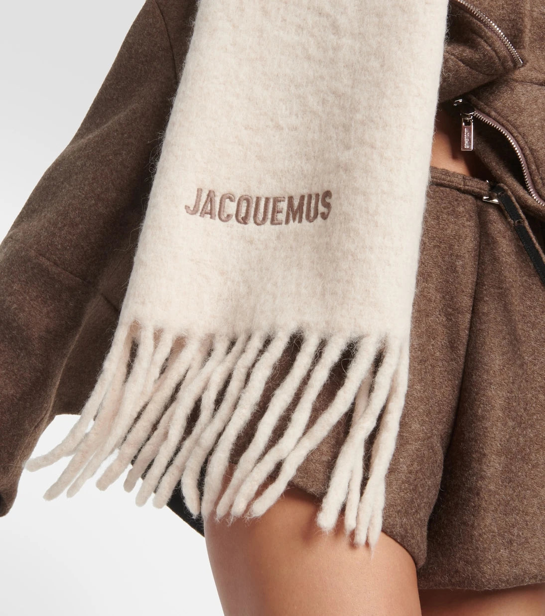 Jacquemus - وشاح مويسون من مزيج الألبكة