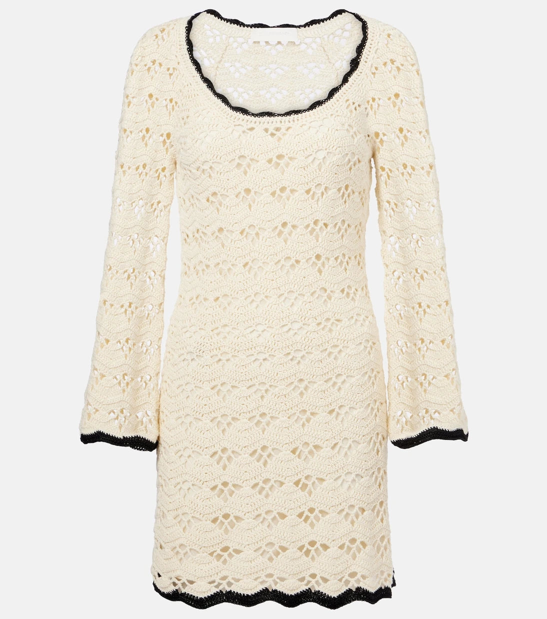 Zimmermann - Rhiannon pointelle cotton minidress