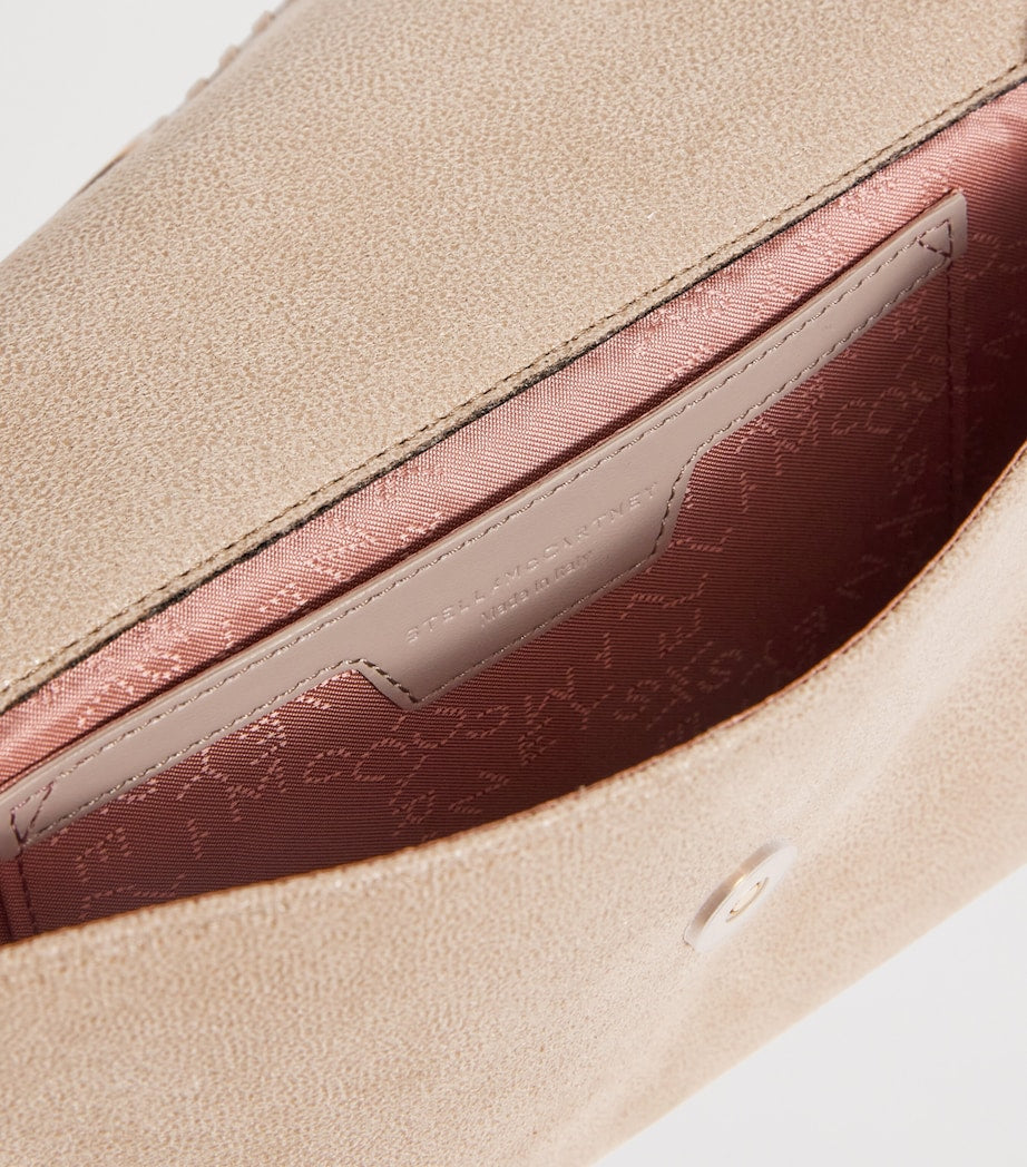 Stella McCartney Neutral Mini Falabella Cross-Body Bag