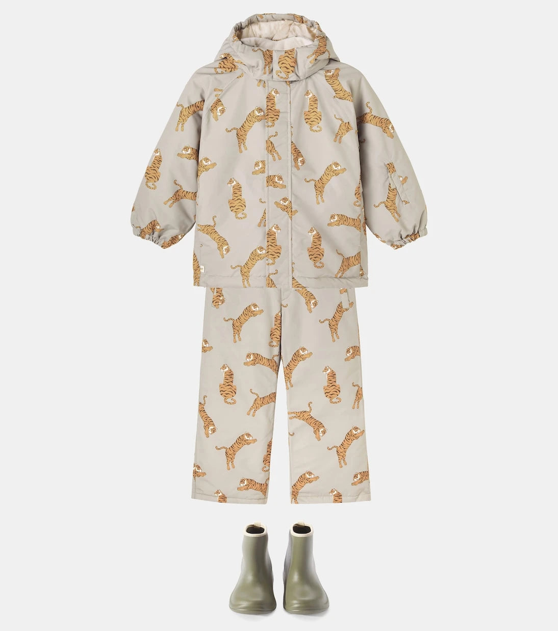 Konges Sløjd - Mismou hooded printed ski jacket